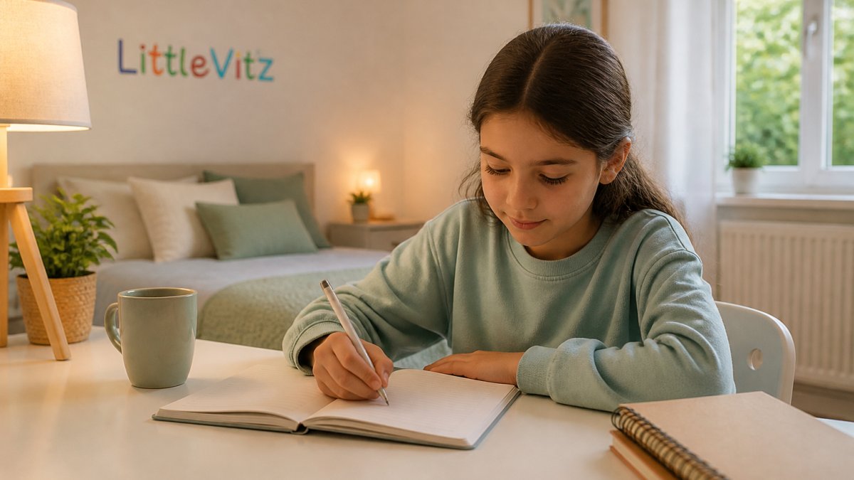 Calming Bedroom Environment for Focused Learning