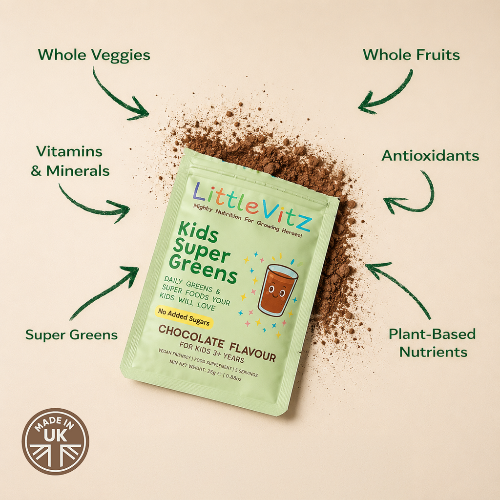 Kids Super Greens Trial & Travel Pouch